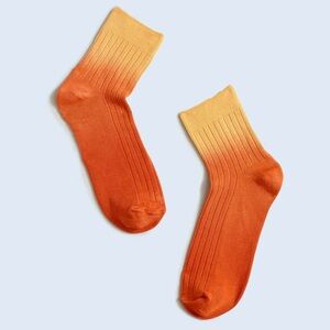NWT Orange Ombré Socks